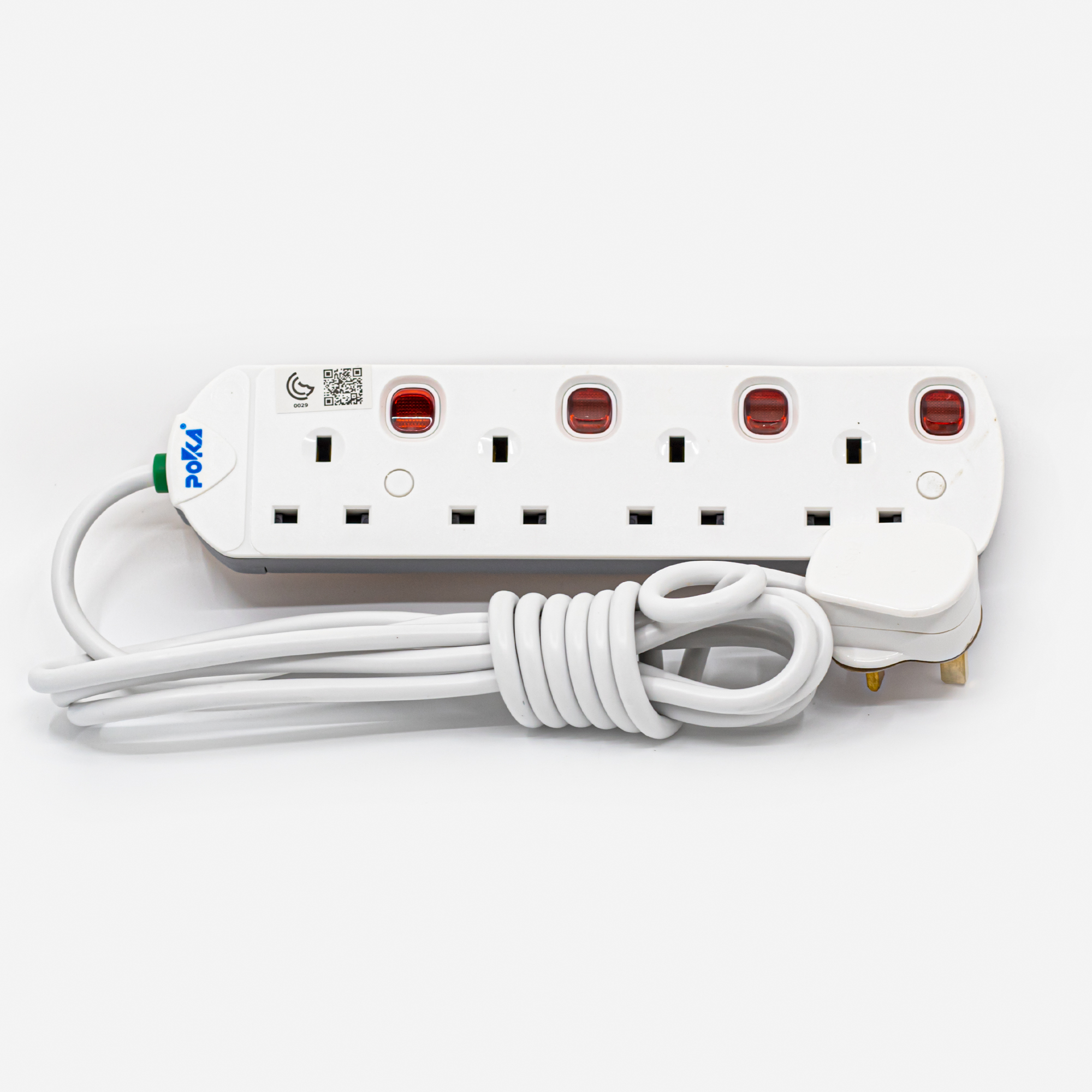 Buy Poka 4 Socket Extention Online | Construction Finishes | Qetaat.com